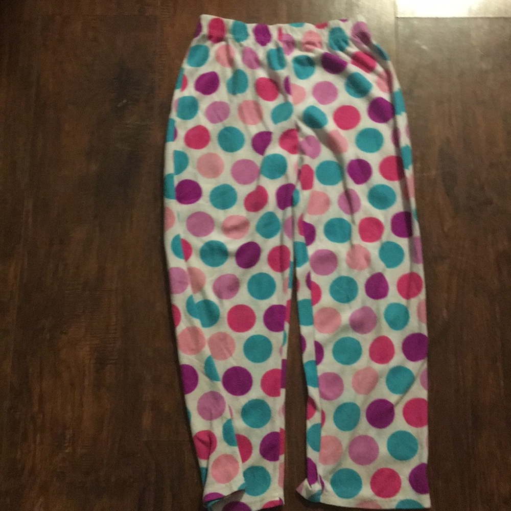 Girls Polkadotted sleepwear pants